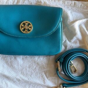 Tory Burch Turquoise Crossbody Bag